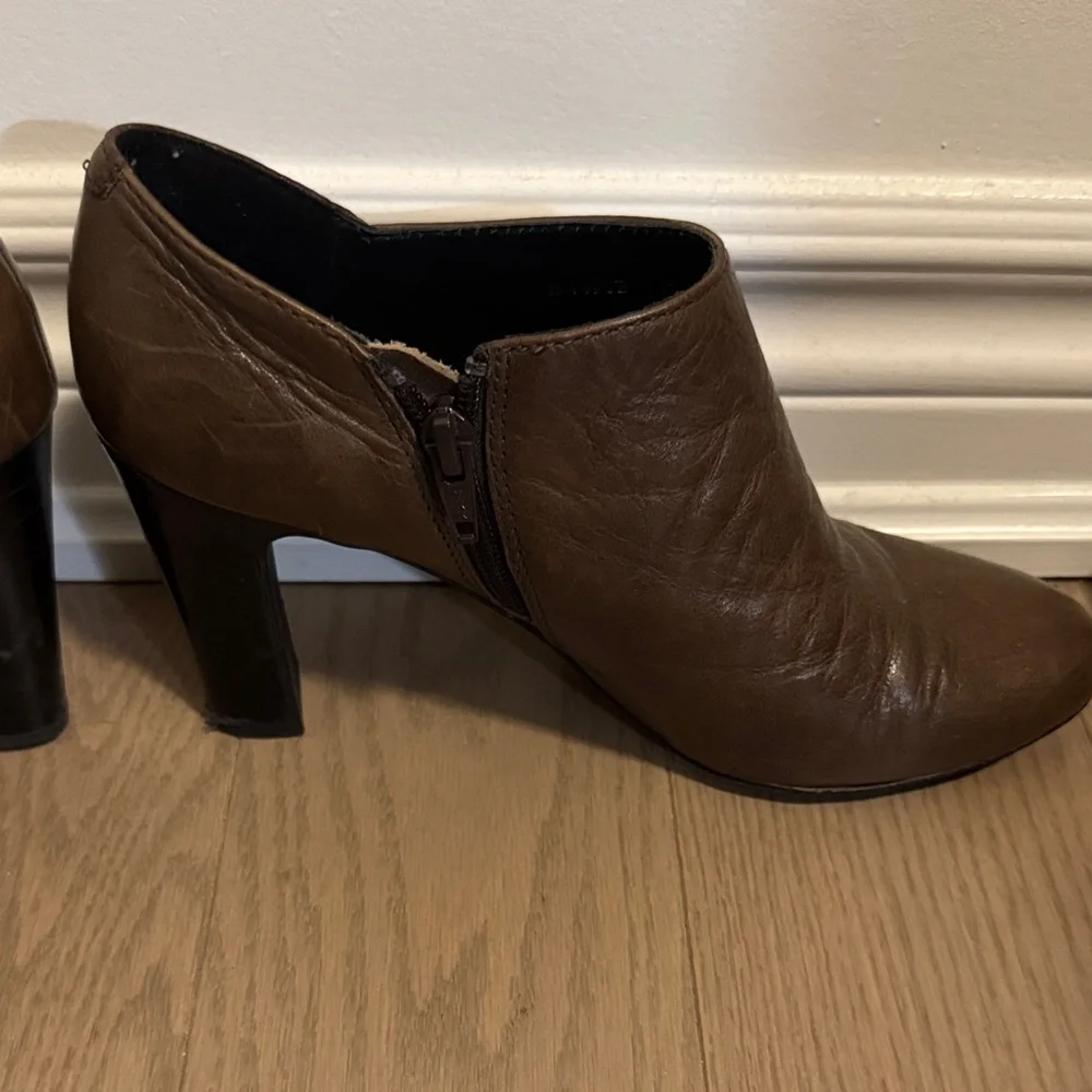 Dark Brown Women's GEOX Ankle Boots size 37 - Picture 7 of 13
